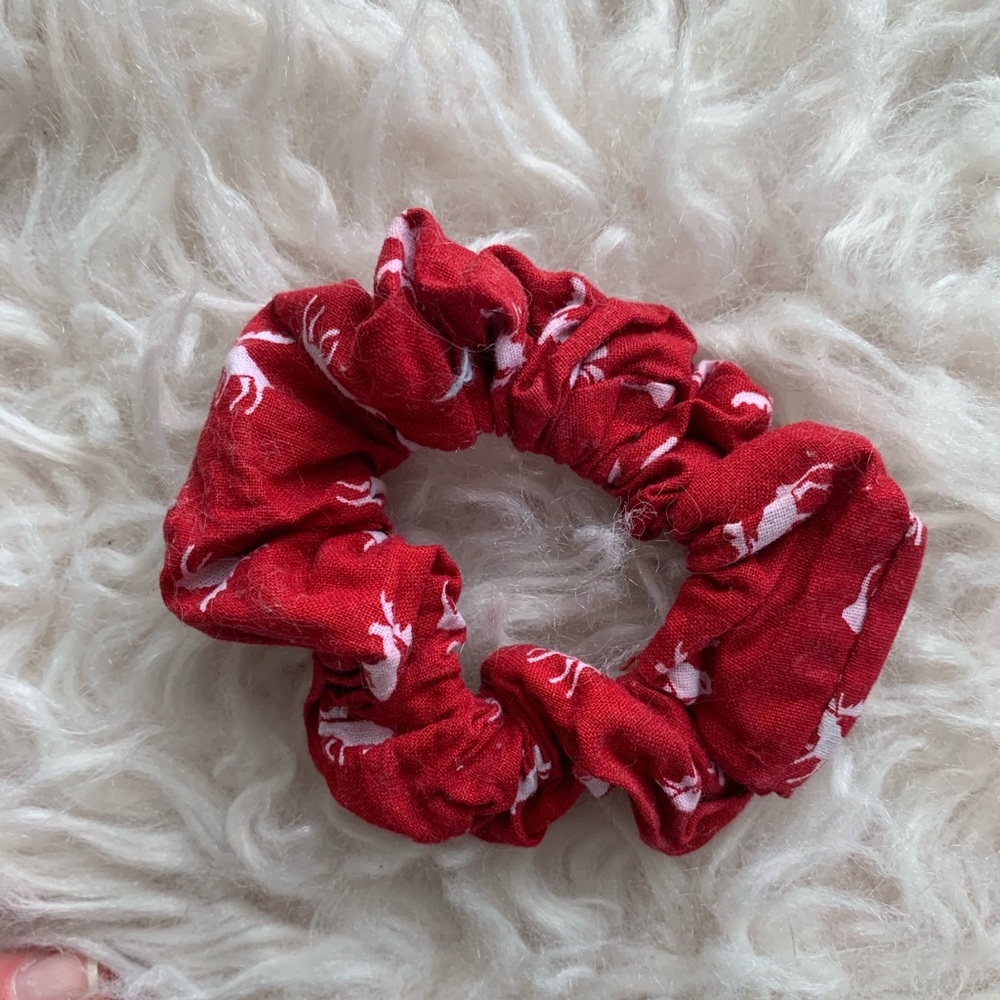 Moose Pattern Scrunchie